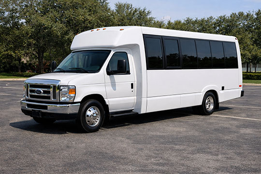 18-passenger minibus available for charter in Culver City, CA